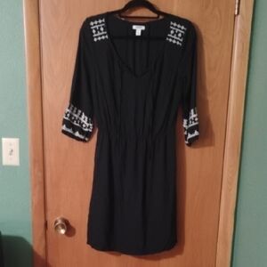 Black and White Women's Dress